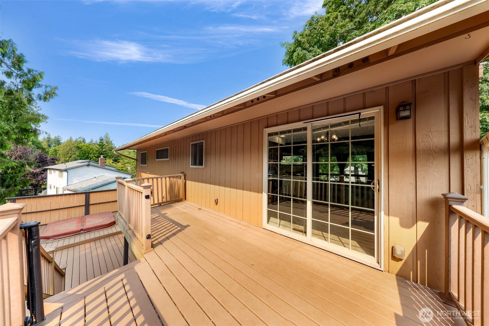 5925 Longdin Road Ferndale, WA 98248 - Photo 5 of 28 a view of a deck with wooden floor and seating space