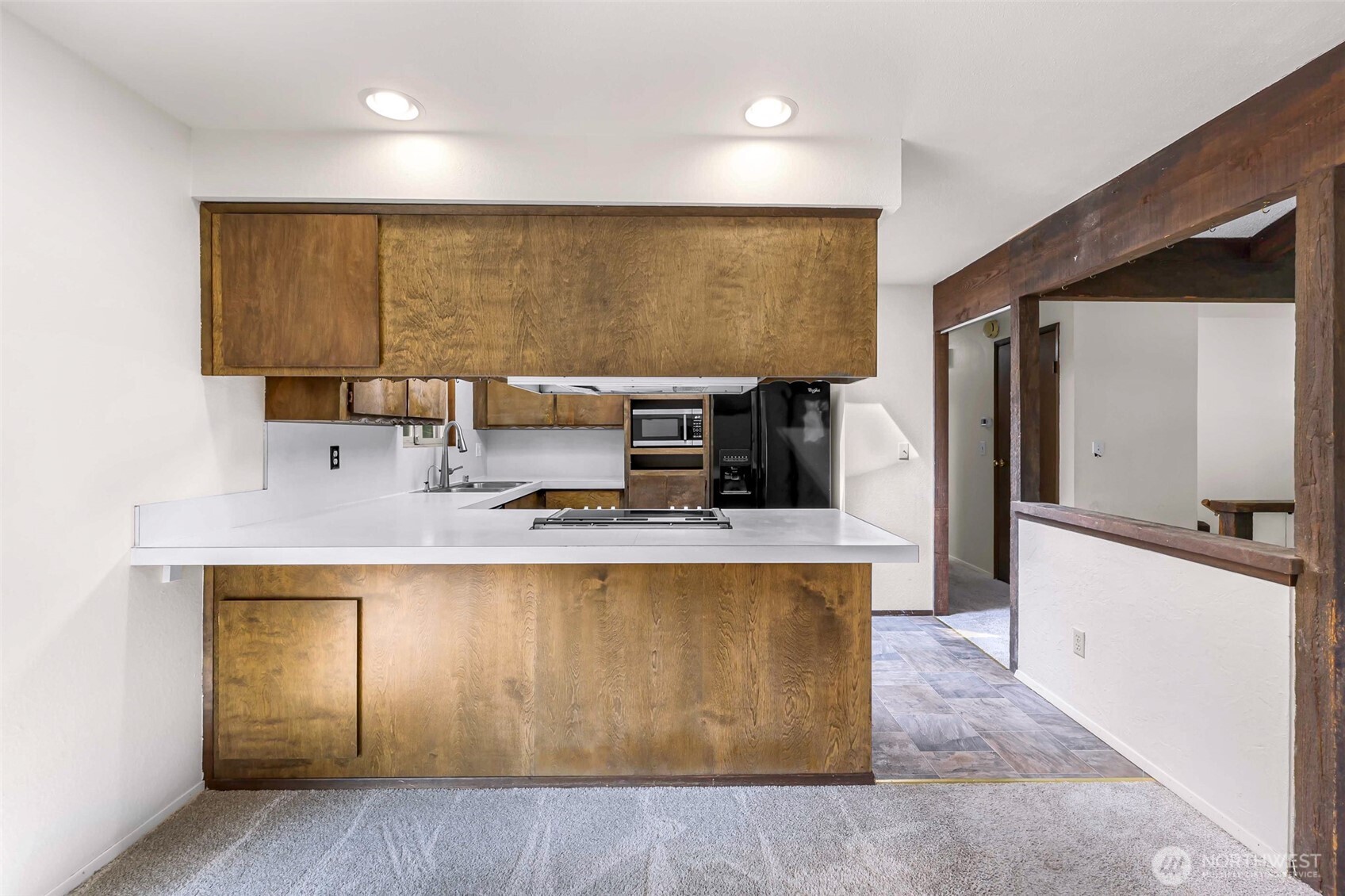 5925 Longdin Road Ferndale, WA 98248 - Photo 6 of 28 a view of kitchen with stainless steel appliances granite countertop sink stove and refrigerator