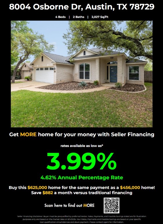 8004 Osborne Drive Austin, TX 78729 - Photo 22 of 24 a view of house with a garden