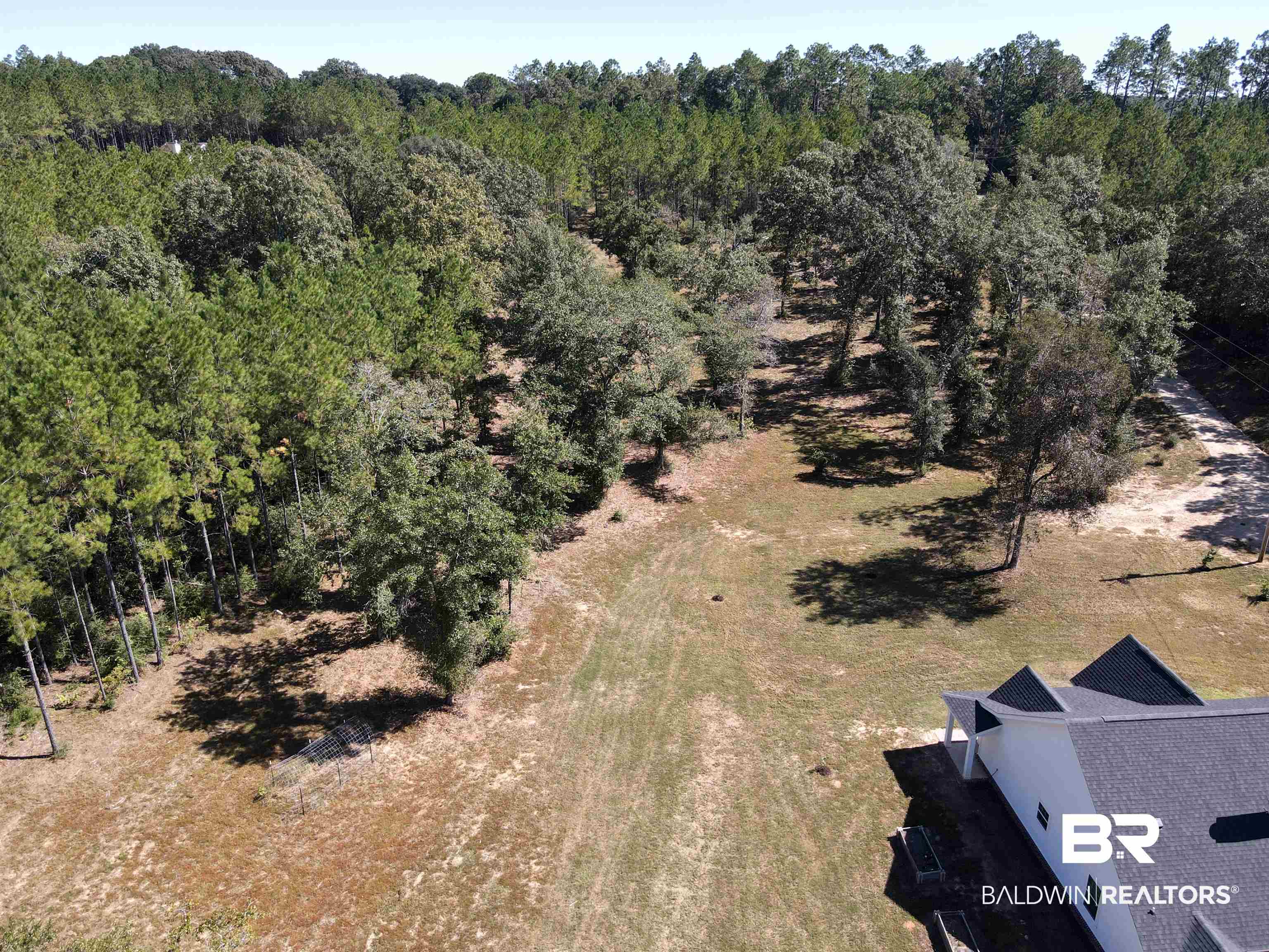30687 Brady Road Robertsdale, AL 36567 - Photo 51 of 53 Aerial view showing the north east and a portion of the front yard.