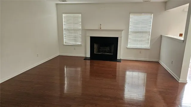 a view of lot of wooden floor