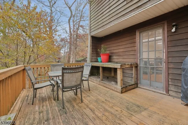 a view of a roof deck