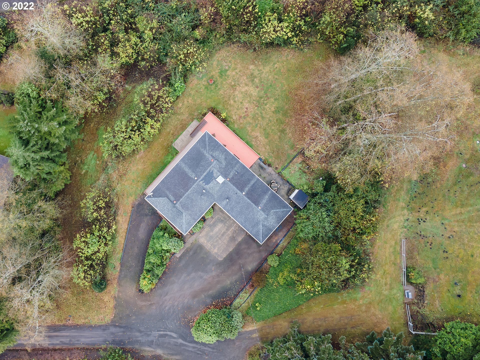 8020 Greentree Ridge Road Tillamook, OR 97141 - Photo 2 of 31 an aerial view of a house with garden space and sitting space