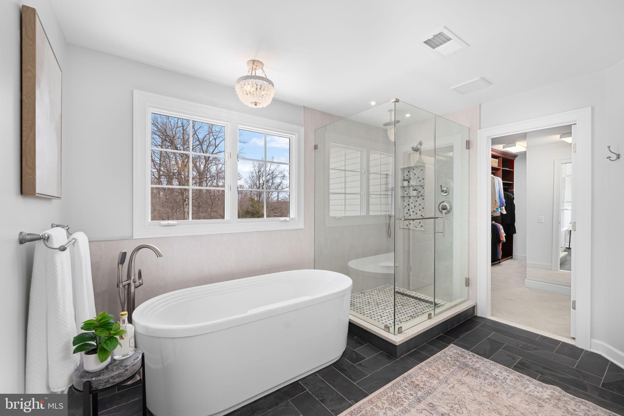 3257 Pony Ridge Way Oakton, VA 22124 - Photo 31 of 67 Gorgeous soaking tub under picture window