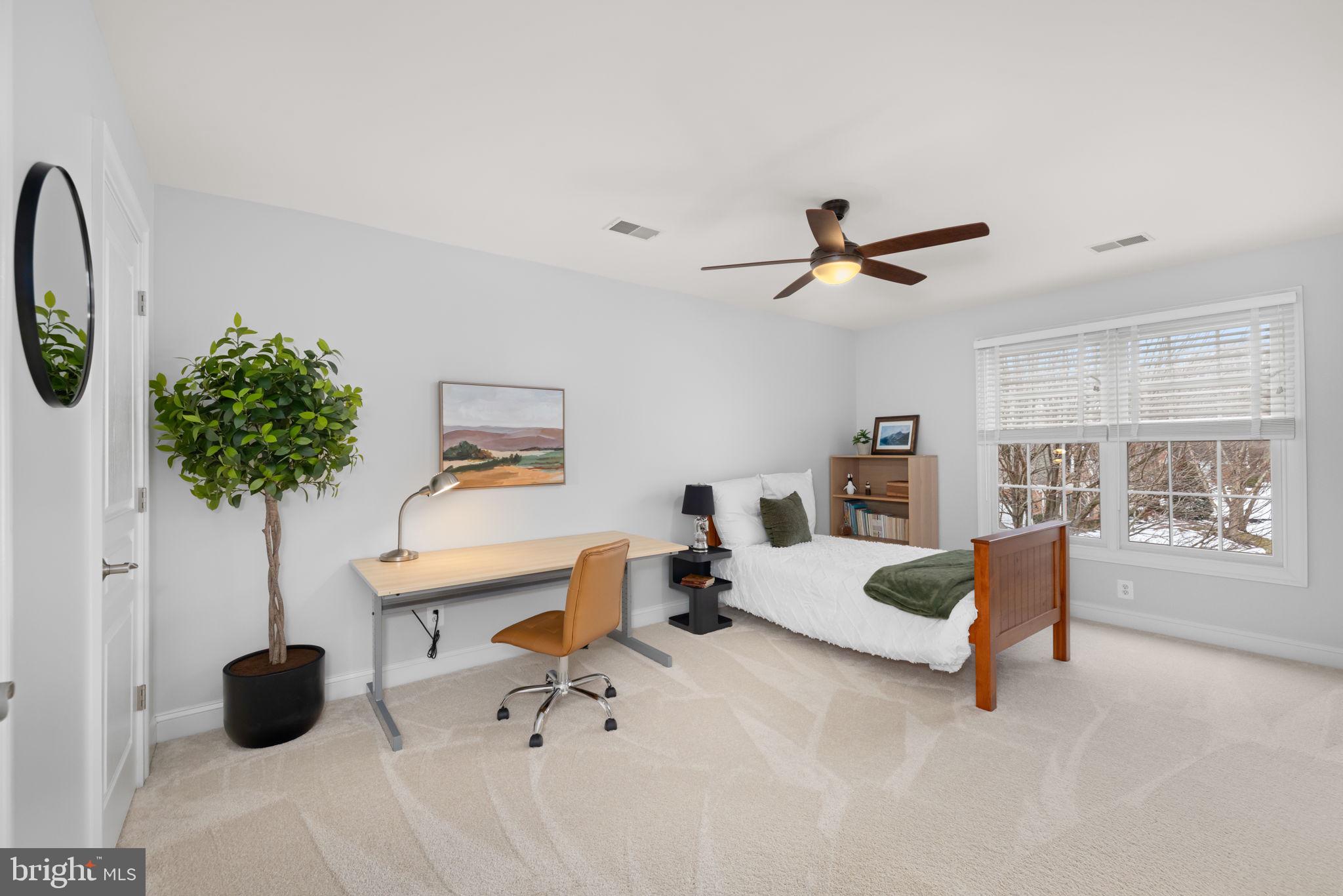 3257 Pony Ridge Way Oakton, VA 22124 - Photo 36 of 67 Bedroom with ceiling fan