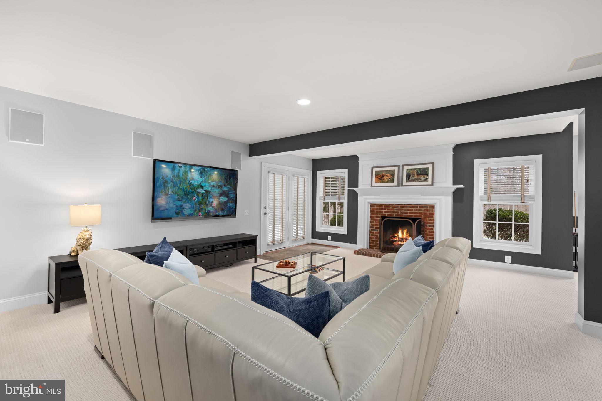 3257 Pony Ridge Way Oakton, VA 22124 - Photo 44 of 67 Second gas fireplace with mantle