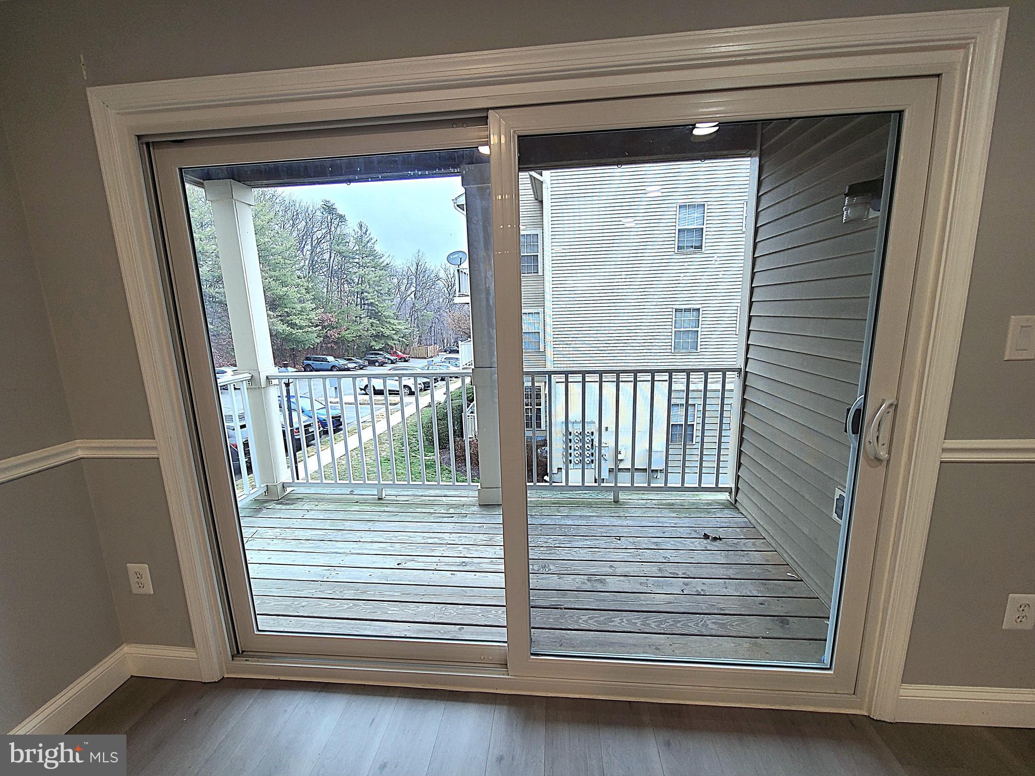 1049 Gardenview Loop, Unit 302 Woodbridge, VA 22191 - Photo 20 of 21 Sliding door From Living Room to Balcony