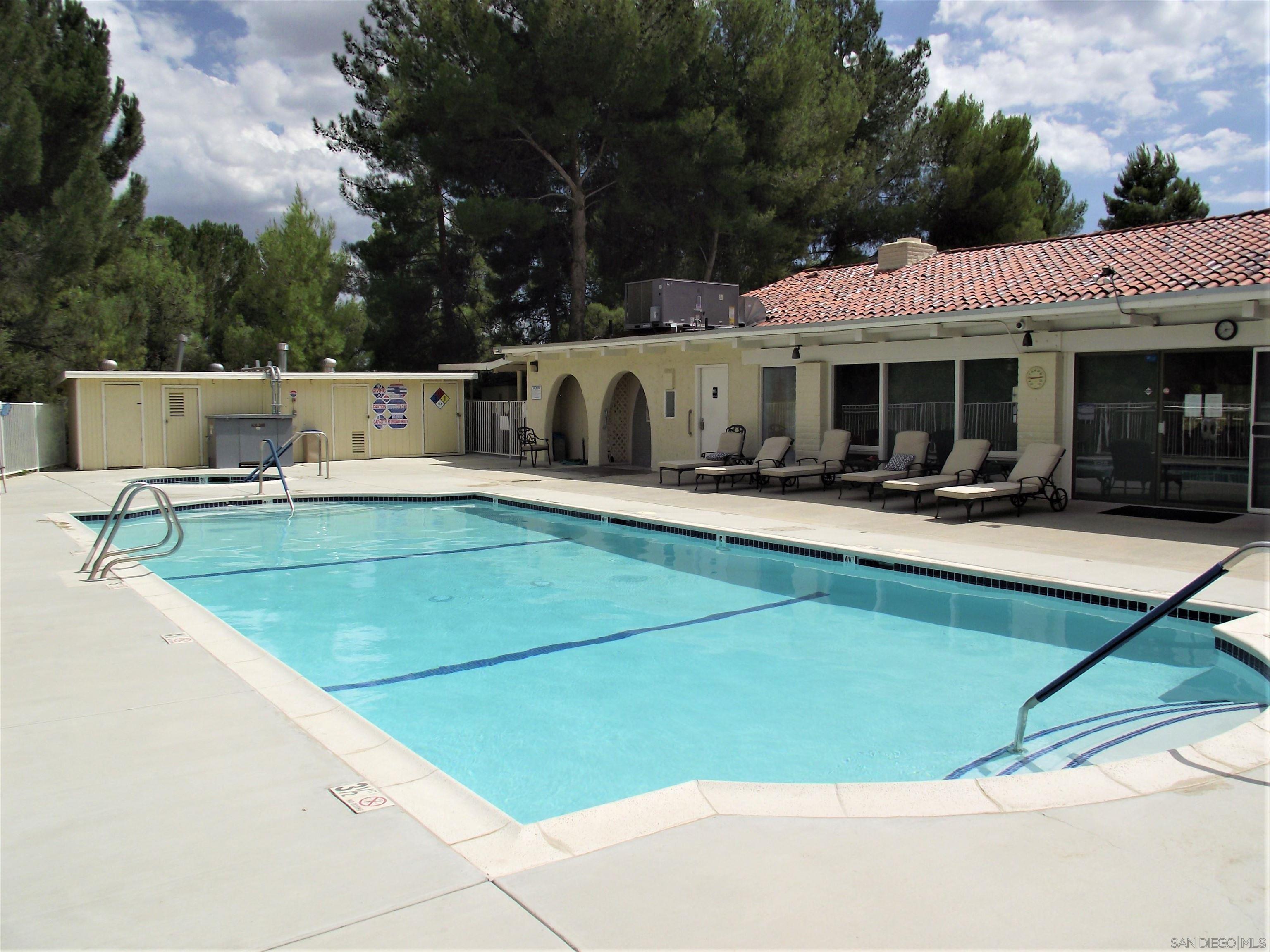 35109 Highway 79, Unit SPC/ # Warner Springs, CA 92086 - Photo 28 of 35 a view of a patio with chairs and a yard