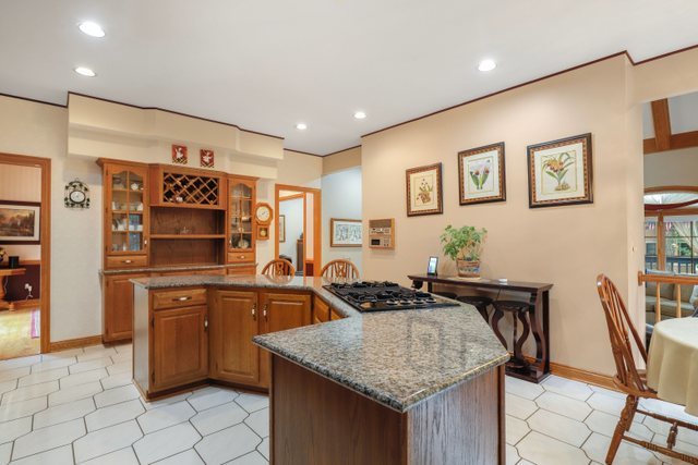 420 Timber Ridge Drive Bartlett, IL 60103 - Photo 4 of 23 a kitchen with stainless steel appliances granite countertop a sink and a refrigerator