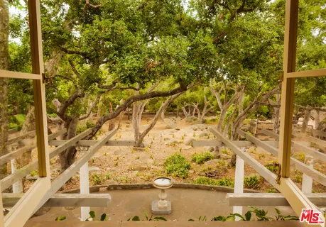 a view of a swimming pool with a yard