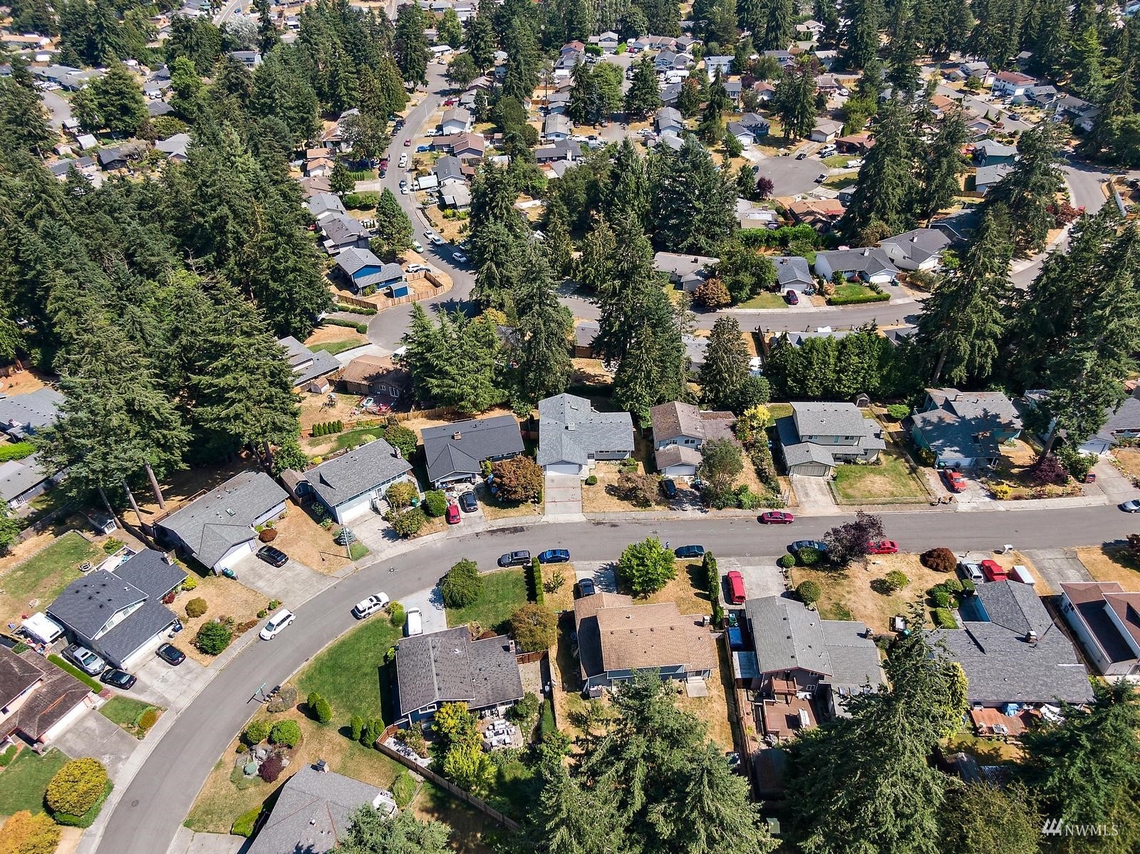 33330 29th Place Southwest Federal Way, WA 98023 - Photo 5 of 37 an aerial view of a city with lots of residential buildings