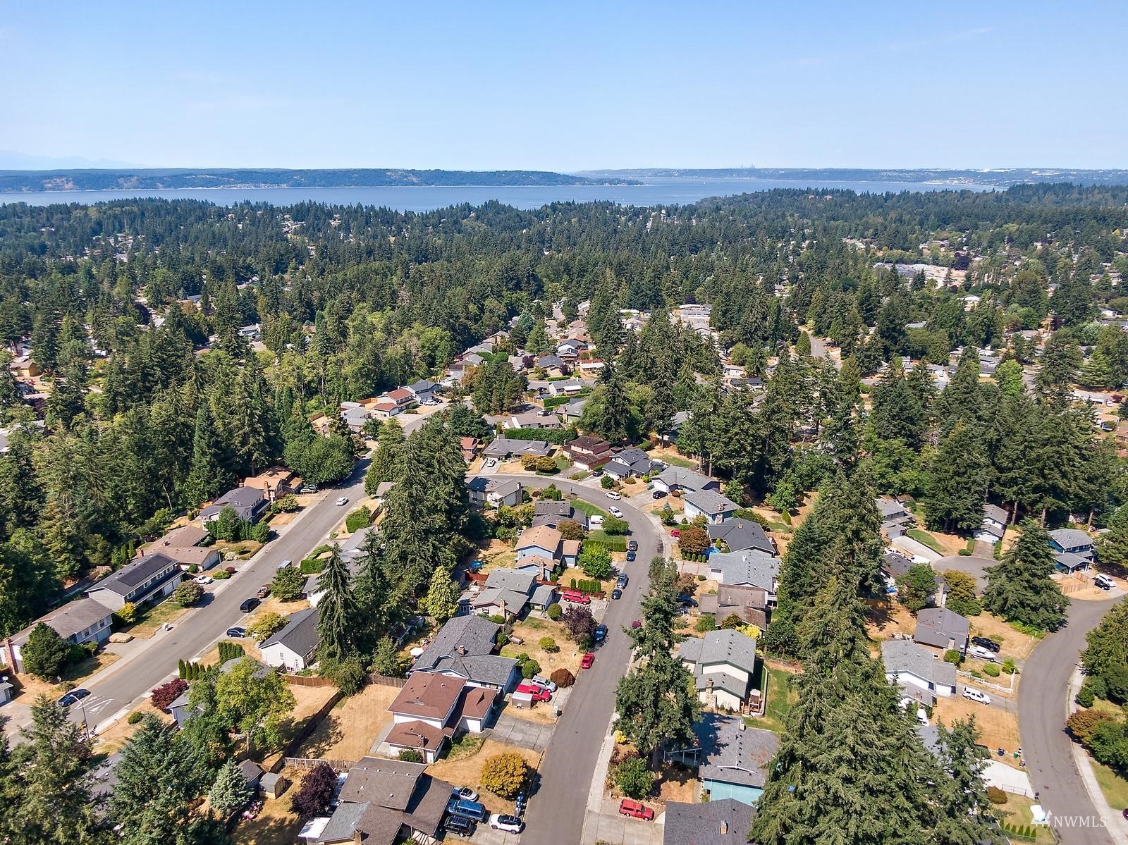 33330 29th Place Southwest Federal Way, WA 98023 - Photo 6 of 37 an aerial view of a city with lots of residential buildings