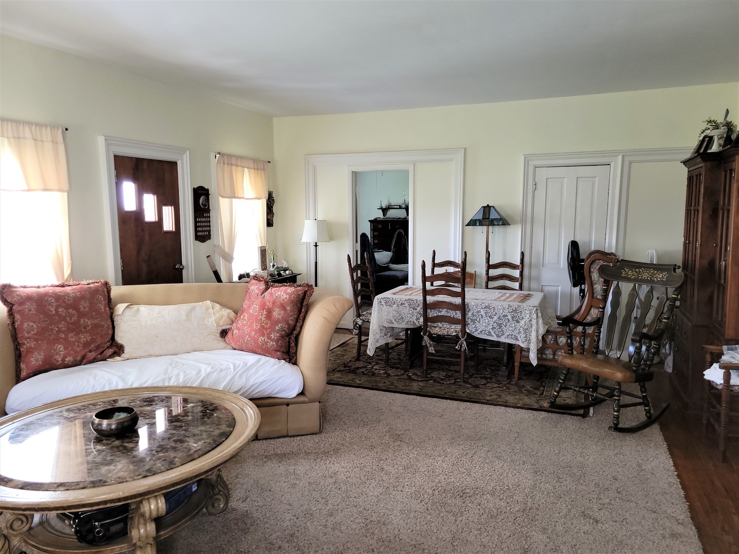 11718 Thayer Road Hebron, IL 60034 - Photo 6 of 9 a living room with furniture and wooden floor