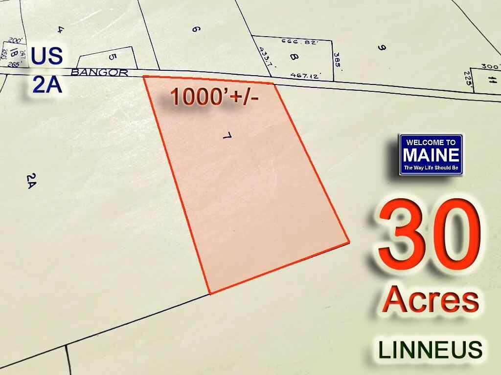 Lot 7 Bangor Road Linneus, ME 04730 - Photo 1 of 24 maine-land-30-acres