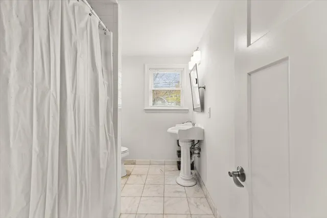 a bathroom with a sink