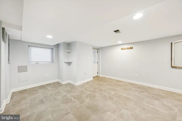 a view of an empty room