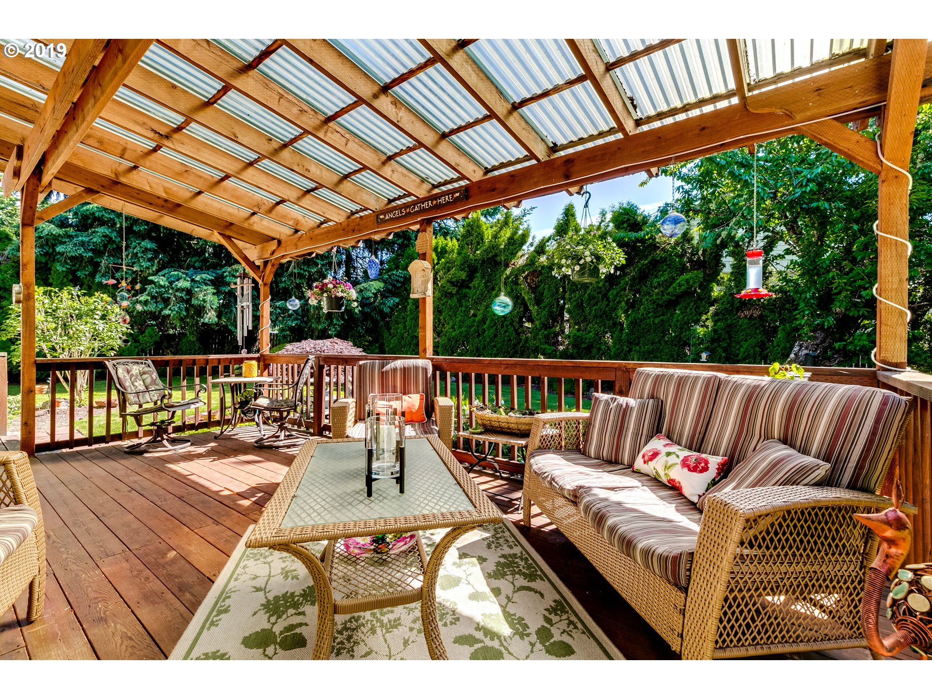 537 66th Street Springfield, OR 97478 - Photo 25 of 32 a view of porch with a table and chairs