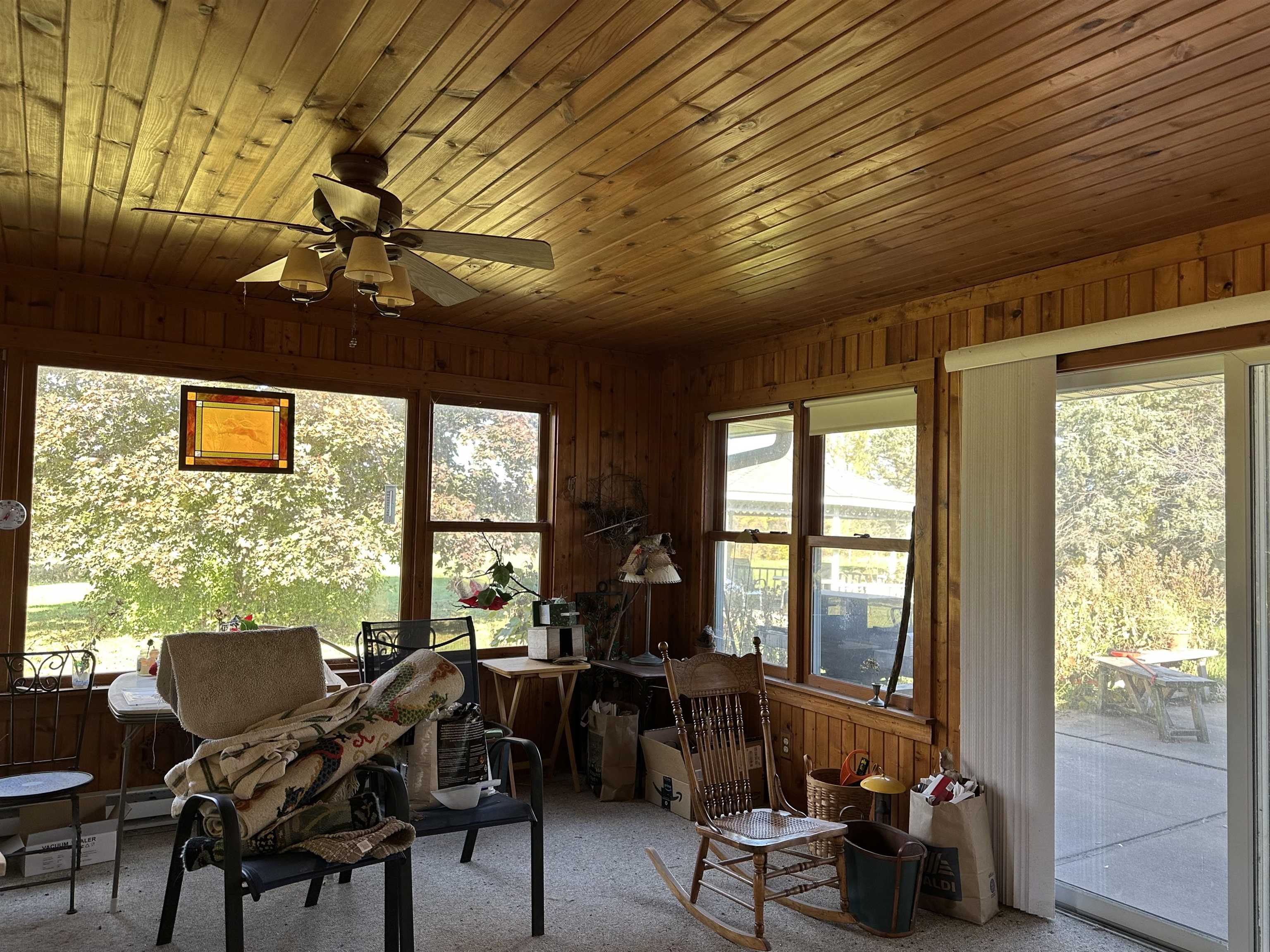 16529 Scenic Palisades Road Mount Carroll, IL 61053 - Photo 16 of 39 a view of a dining room with furniture window and outside view