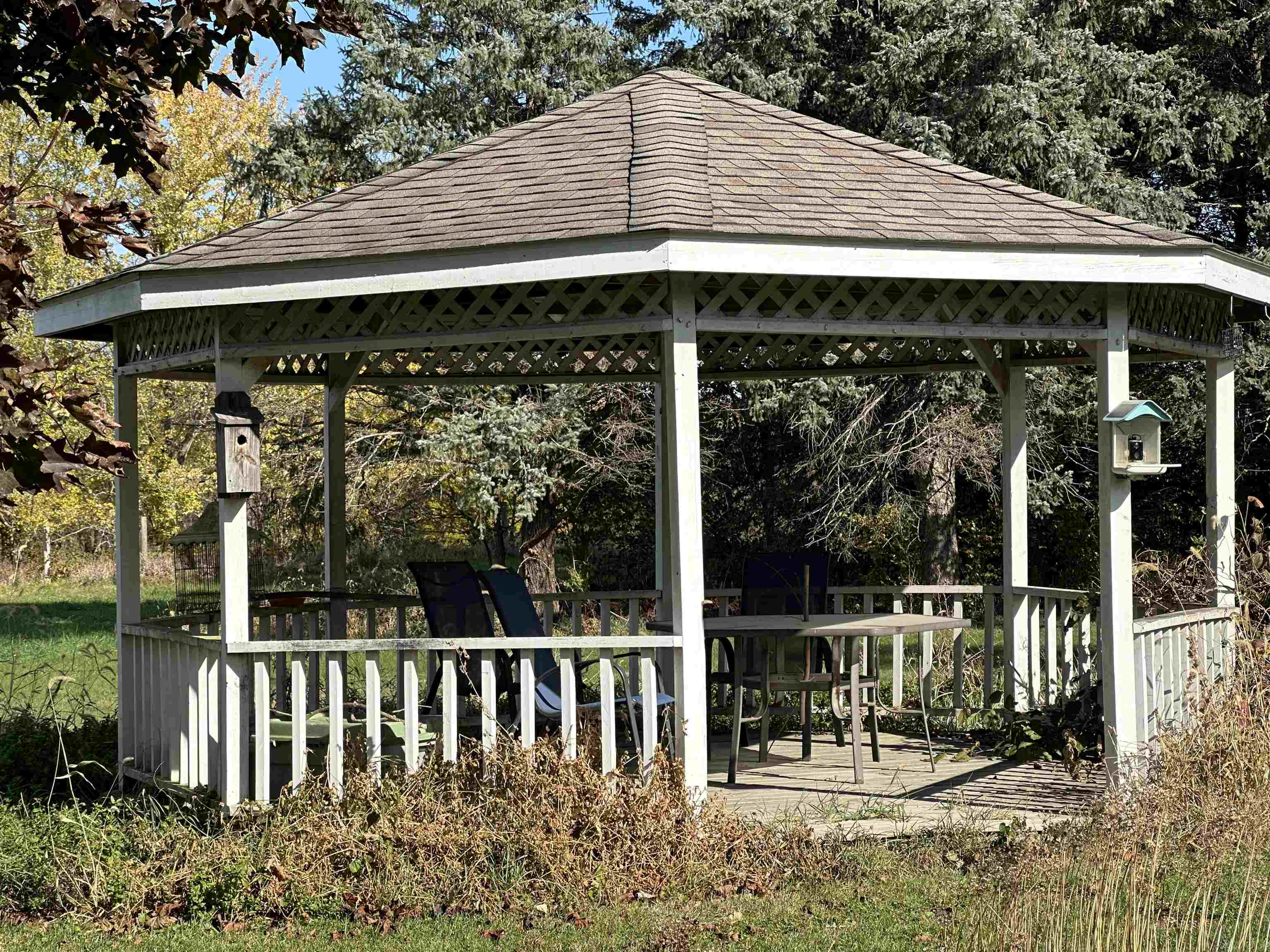 16529 Scenic Palisades Road Mount Carroll, IL 61053 - Photo 38 of 39 a view of a chair and table in the patio