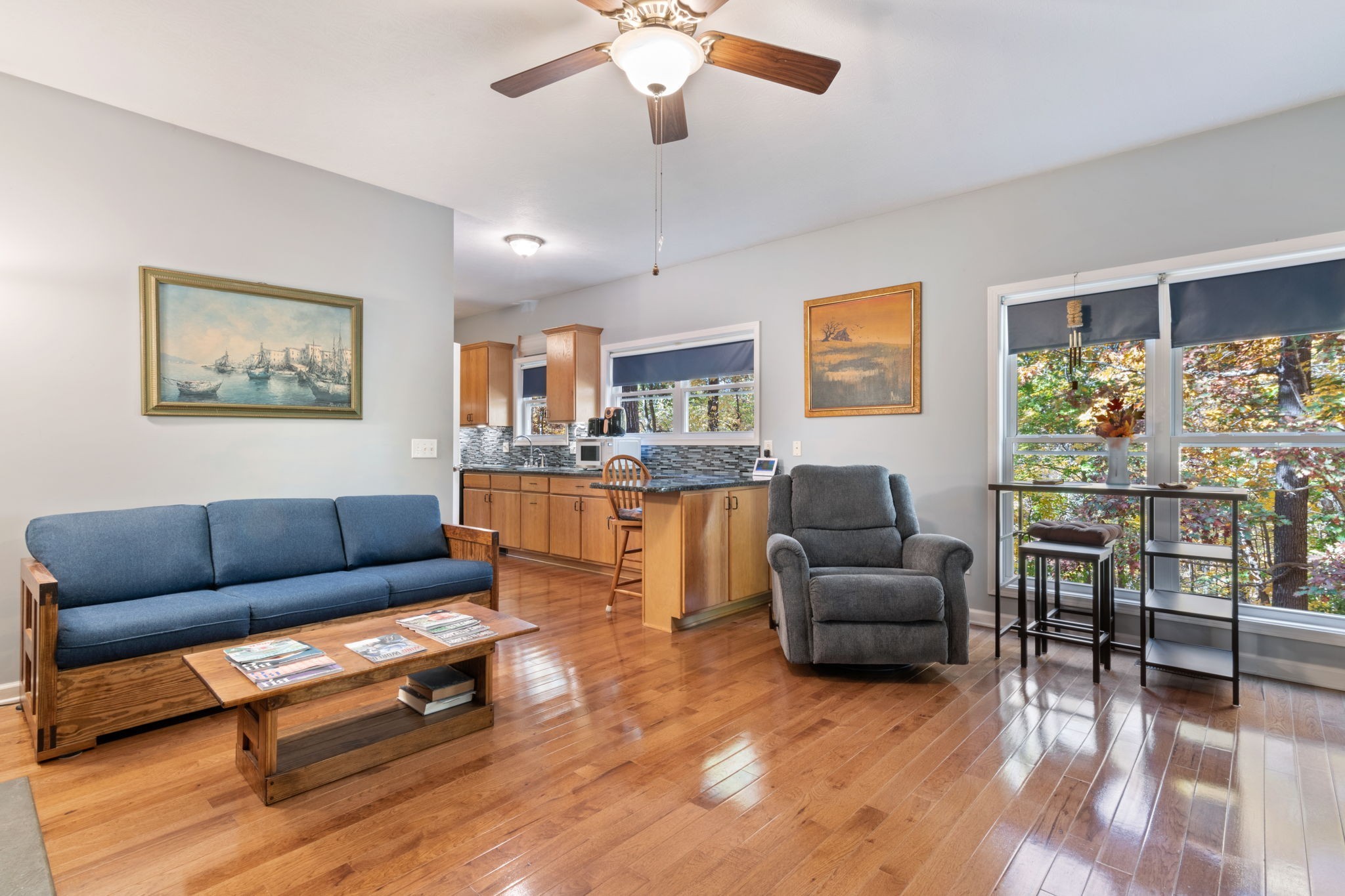 5935 Dividing Ridge Road Goodlettsville, TN 37072 - Photo 6 of 26 Open concept from living room to the kitchen with plenty of windows to enjoy the views.