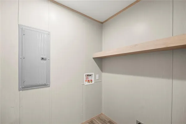 a close up of a shower