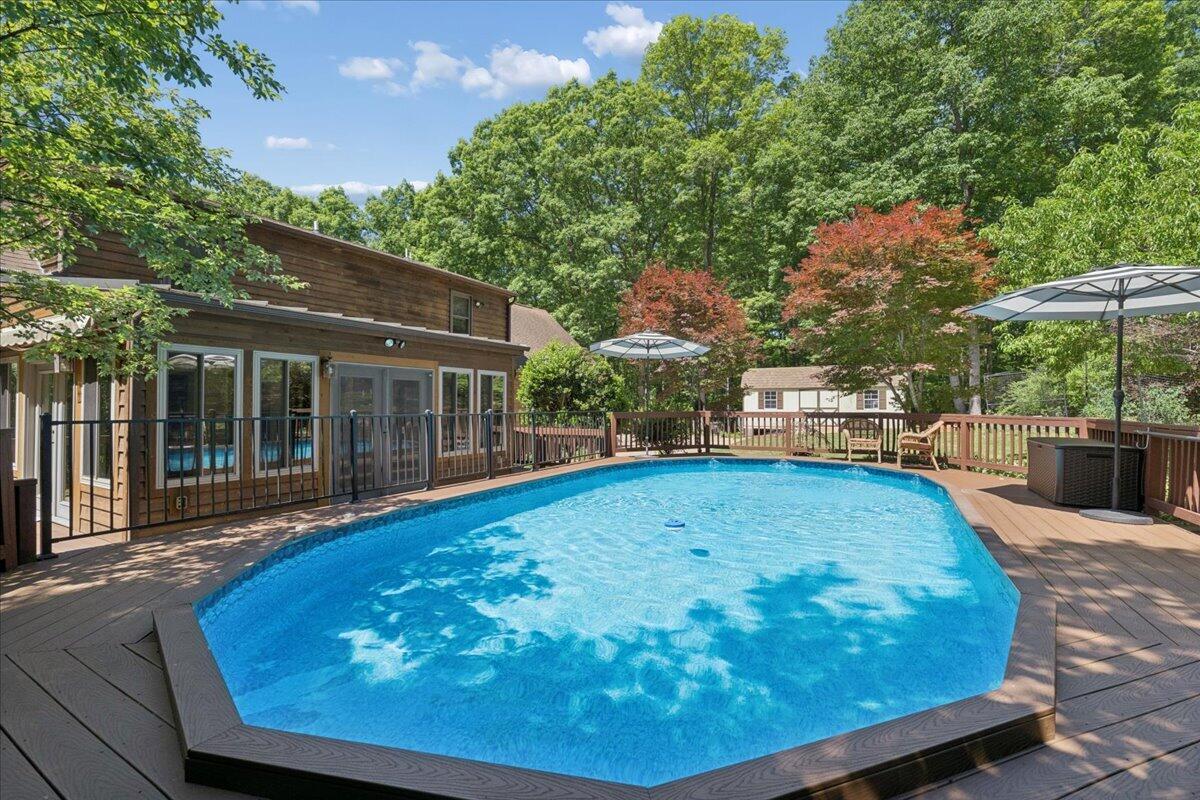 431 Langdon Road Evington, VA 24550 - Photo 35 of 54 a view of a backyard with sitting area