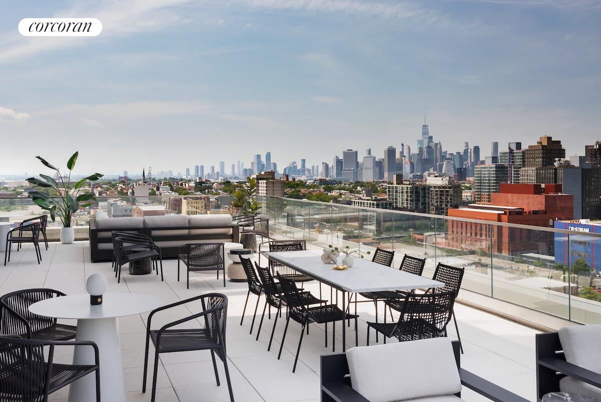 380 4th Avenue, Unit 10J Brooklyn, NY 11215 - Photo 13 of 25 a view of a terrace with furniture and a potted plant