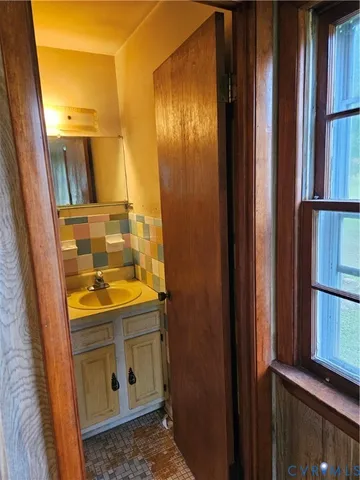 a view of an empty room