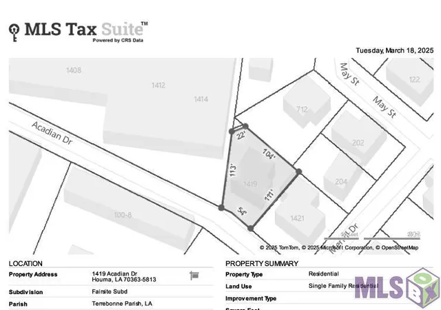 $125,000 | 1419 Acadian Drive, Houma, LA 70363