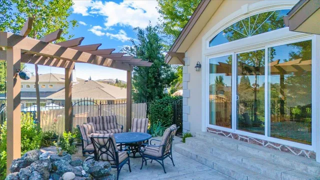 a bedroom with a bed and a view of bedroom
