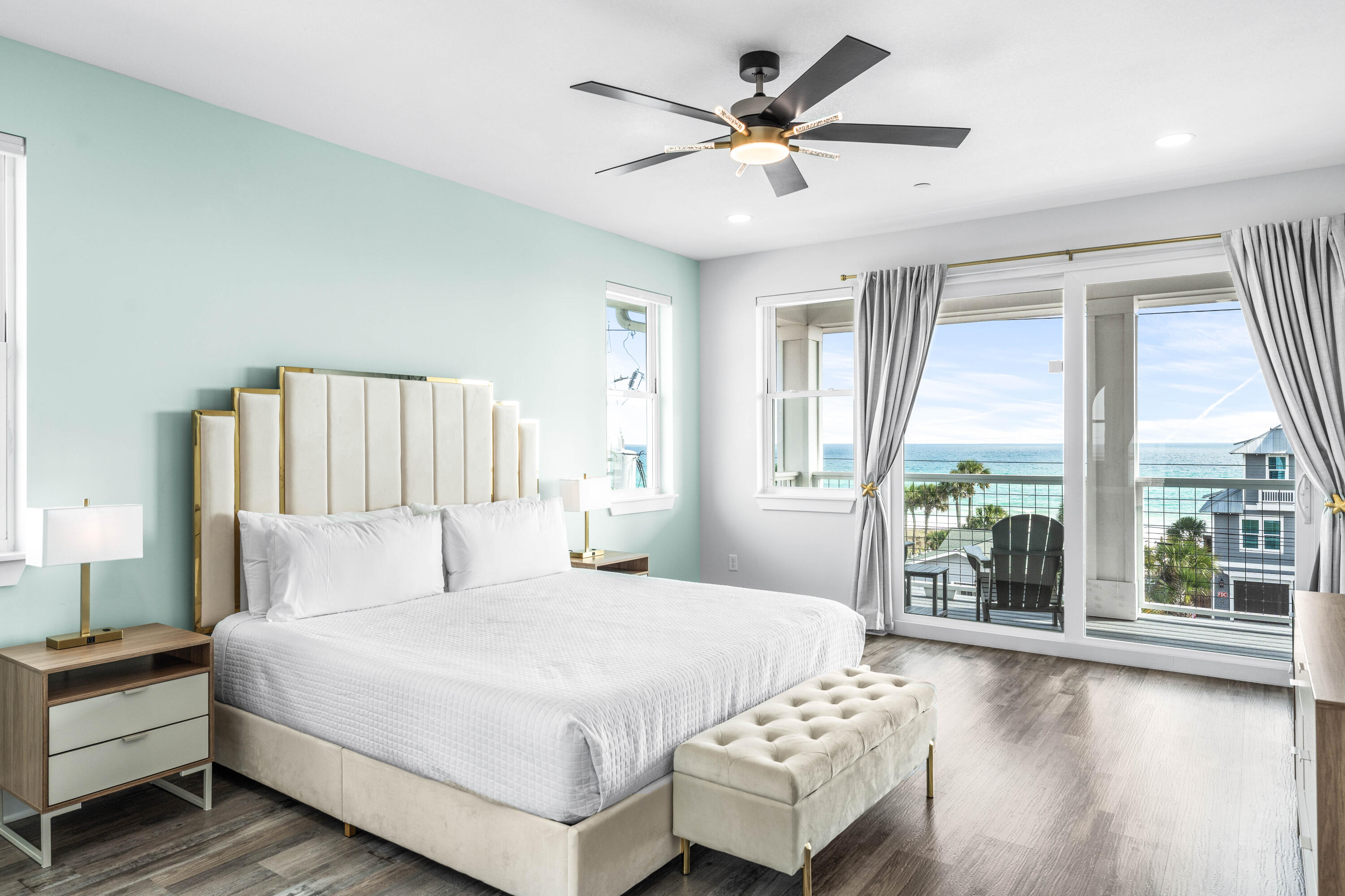 13308 Front Beach Road Panama City Beach, FL 32407 - Photo 38 of 68 3rd Floor Primary Suite w/ Gulf View