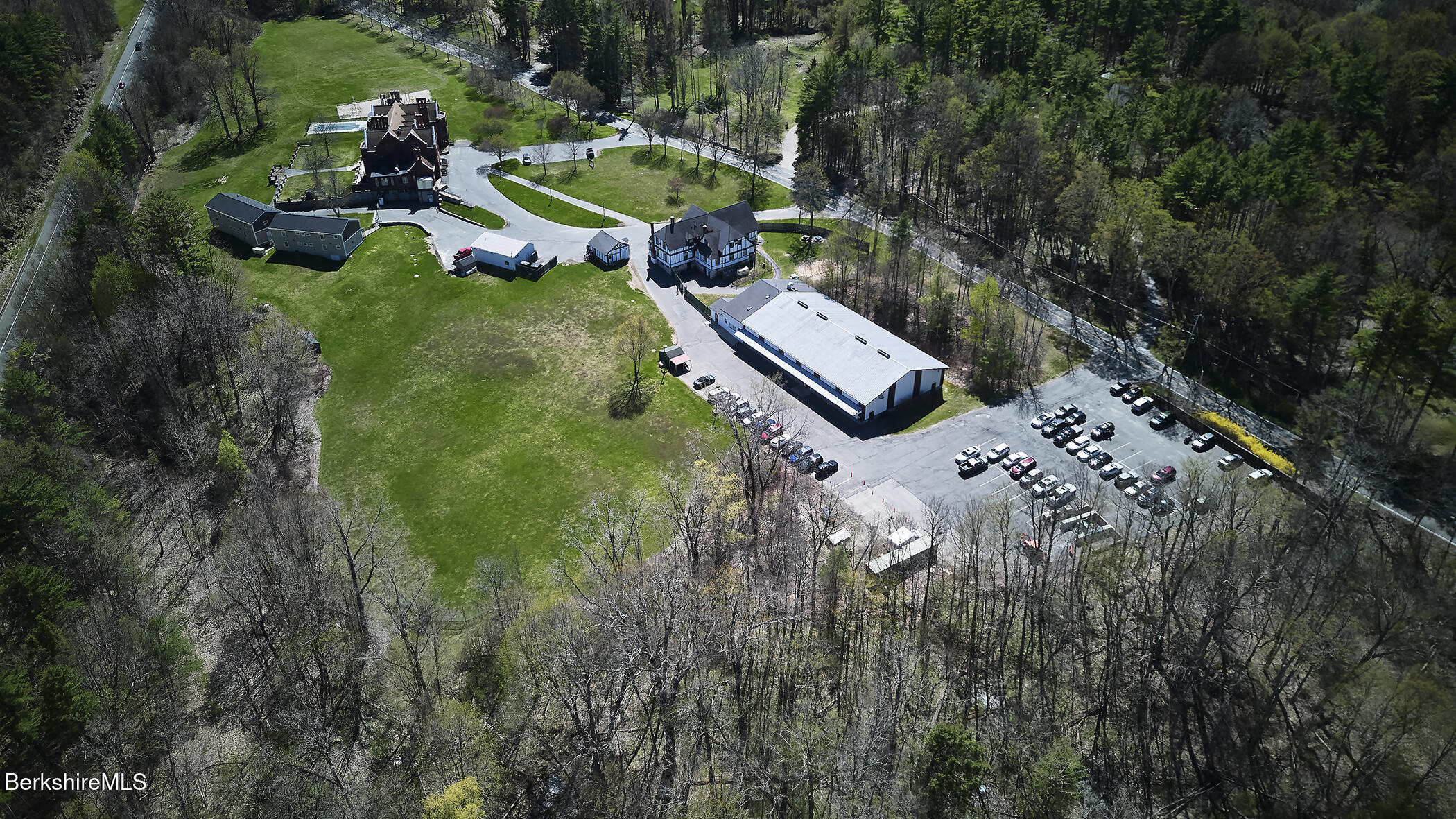 349 Old Stockbridge Road Lenox, MA 01240 - Photo 50 of 54 Overlee - Campus Aerial Looking South