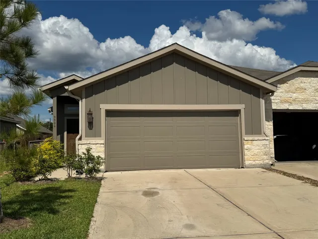 a front view of house