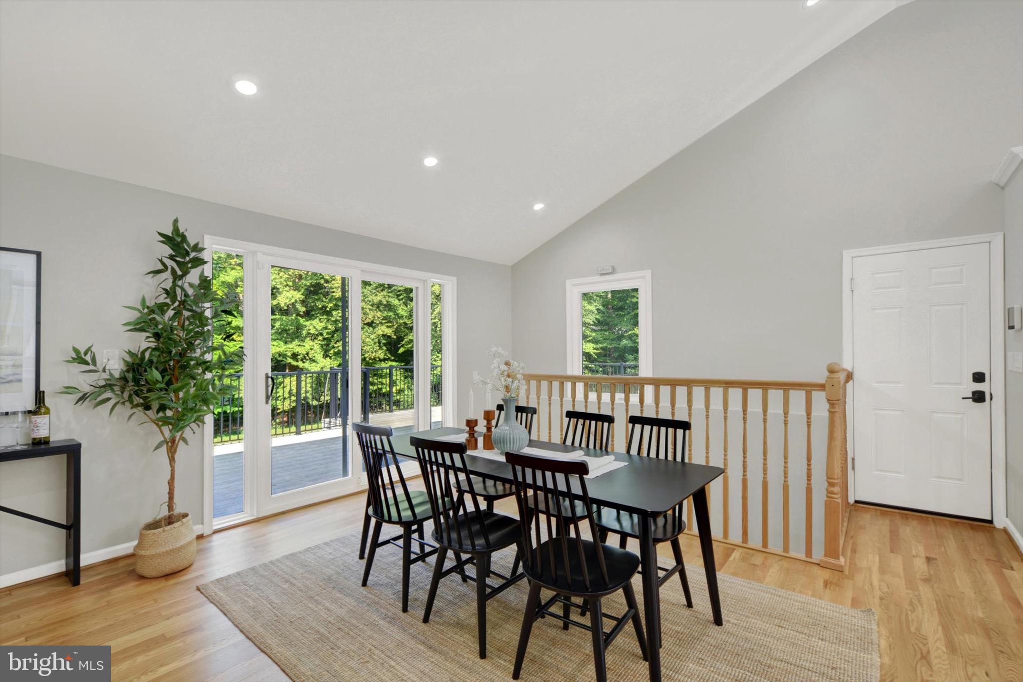 900 Stags Head Road Towson, MD 21286 - Photo 10 of 83 a view of a dining room with furniture window and wooden floor