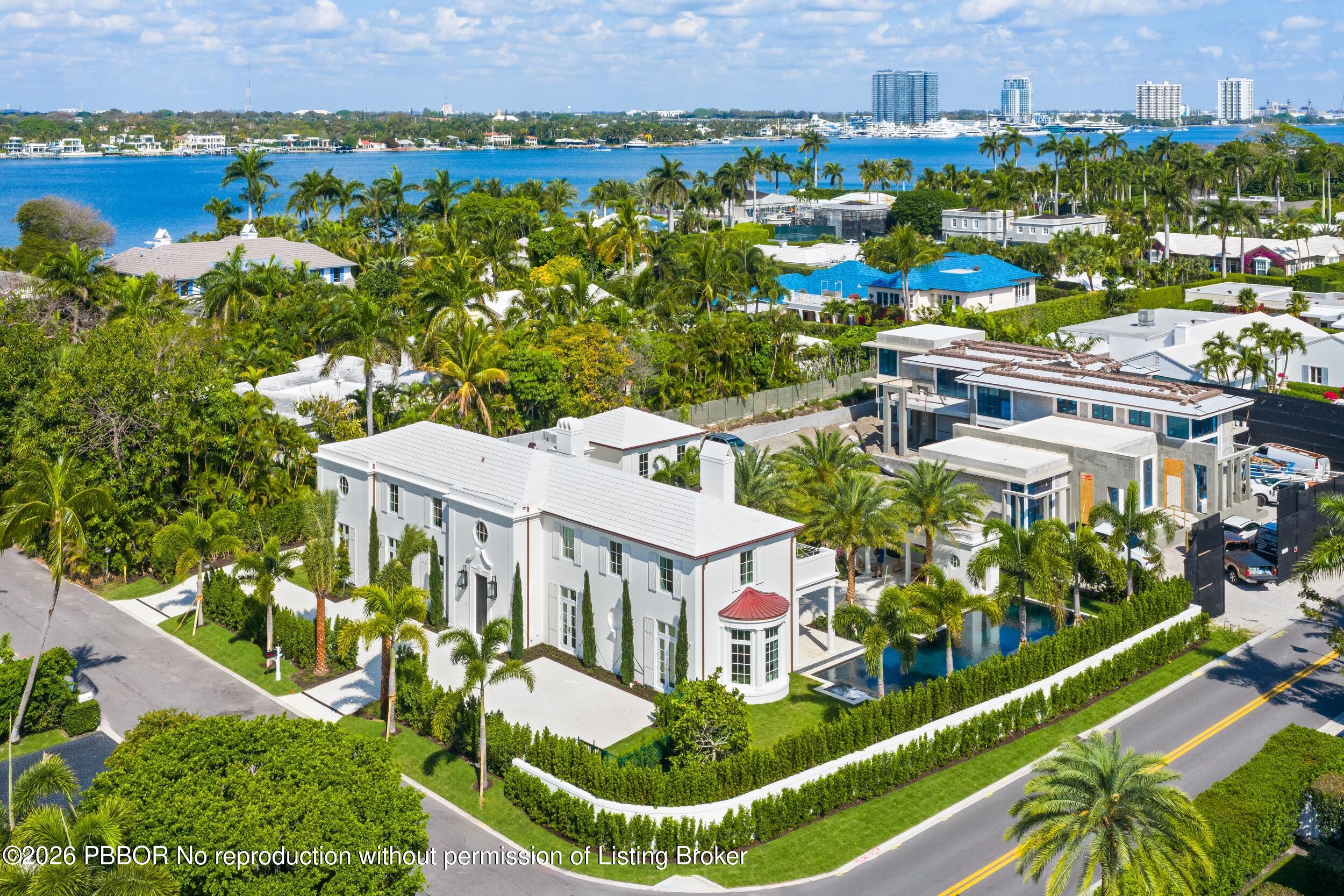 301 Plantation Road Palm Beach, FL 33480 - Photo 77 of 84 North West Aerial