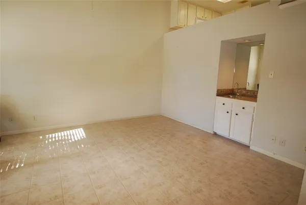 a view of an empty room