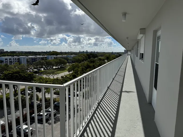 a view of balcony