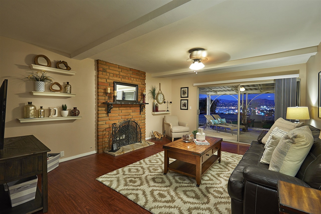 1585 Eastside Road El Cajon, CA 92020 - Photo 15 of 25 Wood Burning Fireplace, patio access and views!