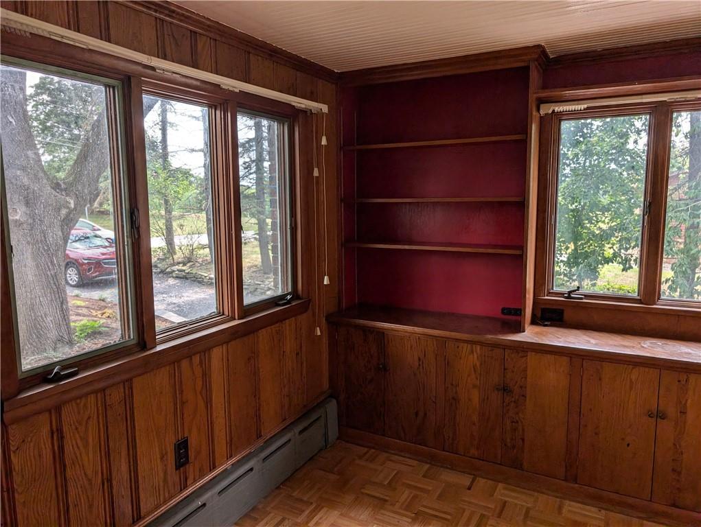 2411 Nicholson Road Sewickley, PA 15143 - Photo 12 of 27 Den with built in cabinetry big windows for natural light