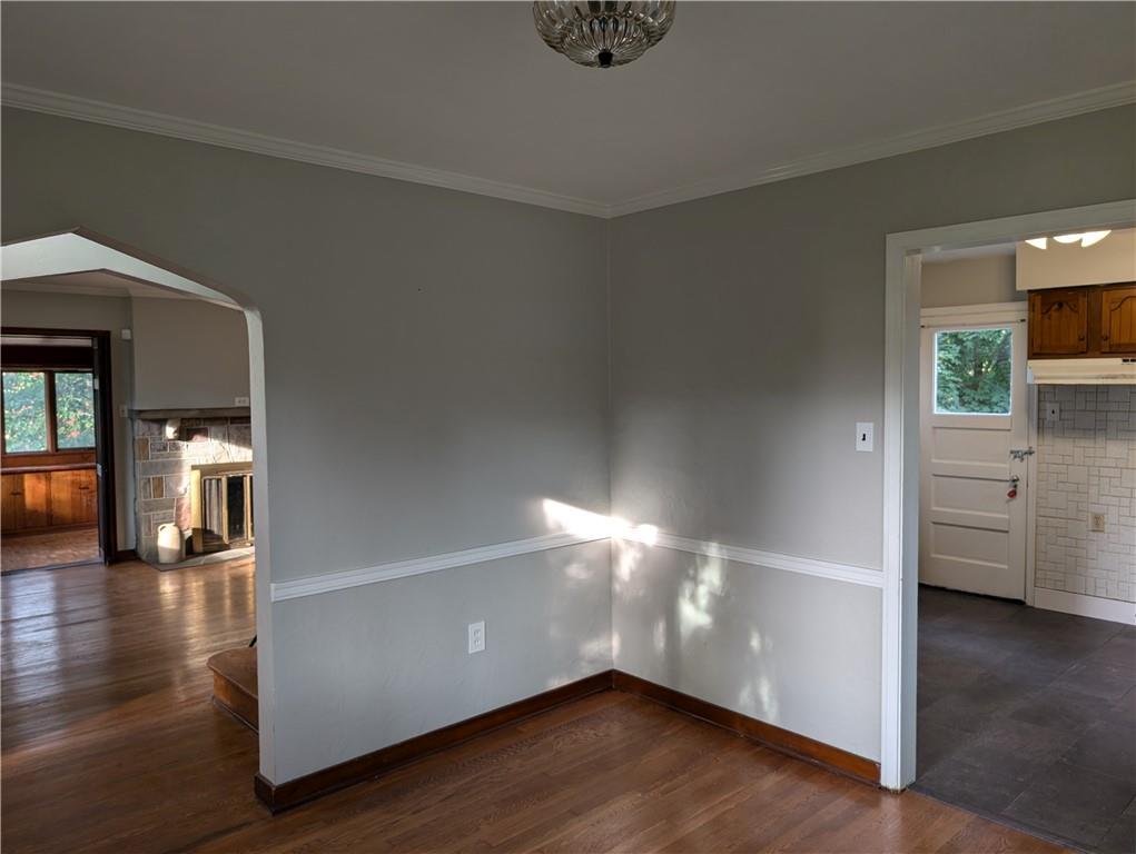 2411 Nicholson Road Sewickley, PA 15143 - Photo 8 of 27 Dining Room showing view to both Kitchen and Living Rooms