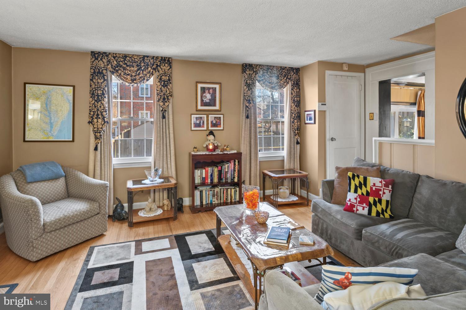 1002 Dennis Avenue Silver Spring, MD 20901 - Photo 5 of 37 a living room with furniture and a potted plant