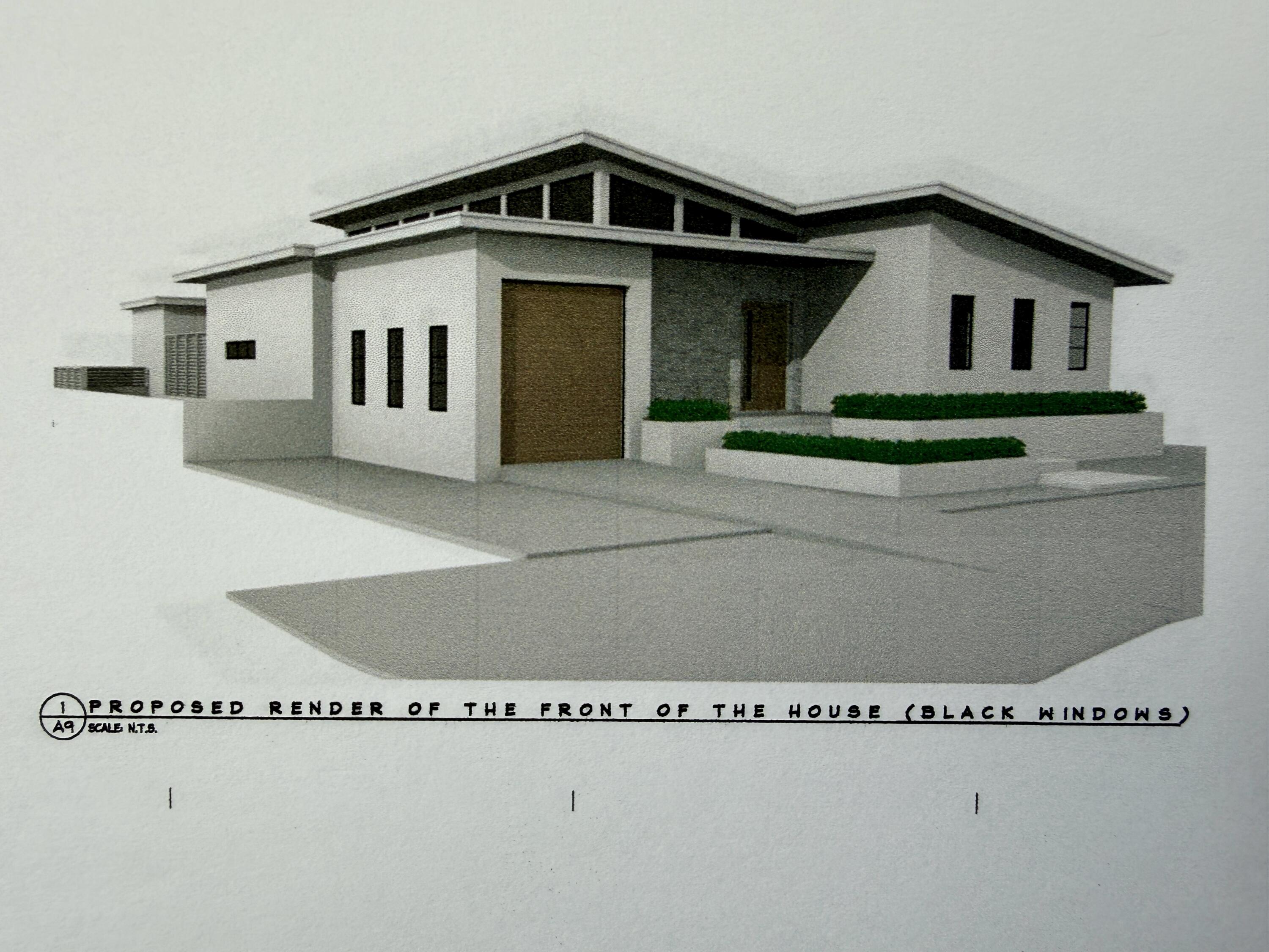 a view of a house with garage