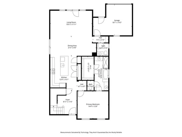 a picture of a floor plan