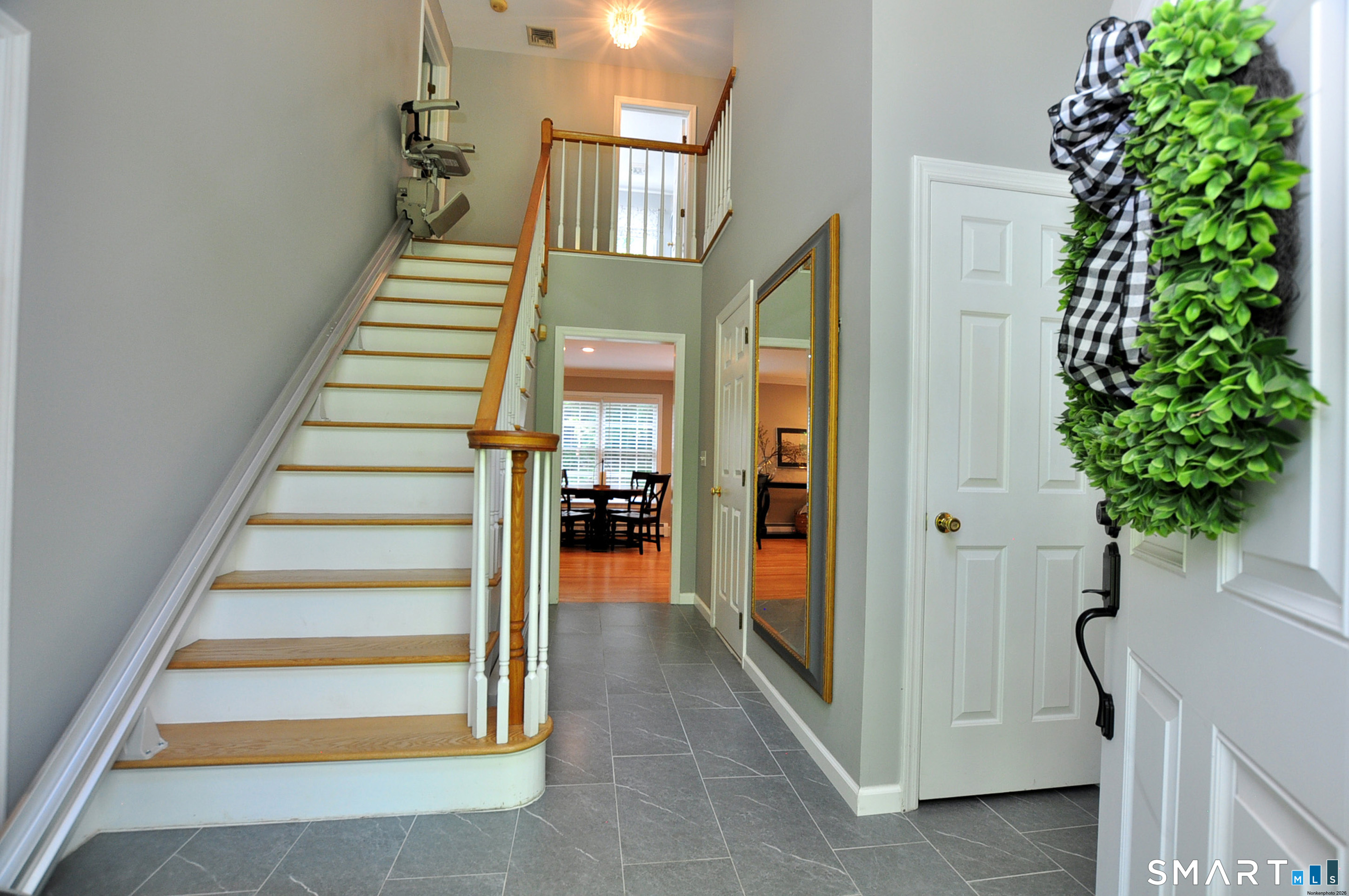 12 Revere Road Bridgewater, CT 06752 - Photo 23 of 40 a view of entryway and hall with wooden floor