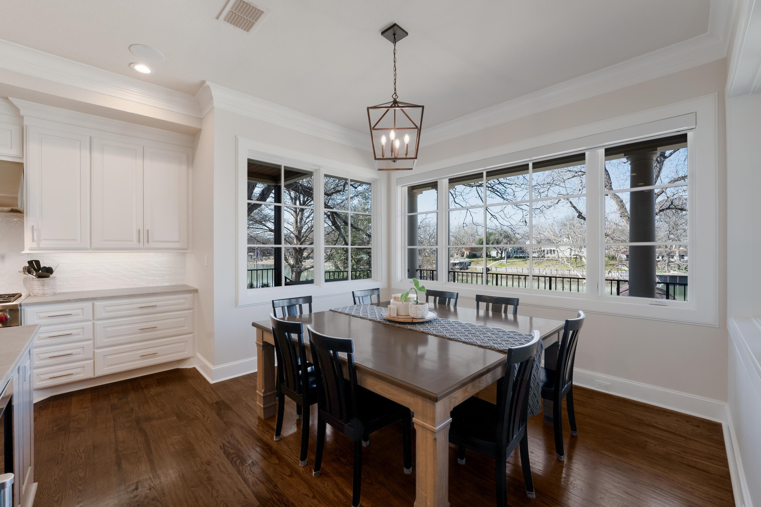 232 Laguna Rio Seguin, TX 78155 - Photo 13 of 30 a view of a dining room with furniture window and wooden floor