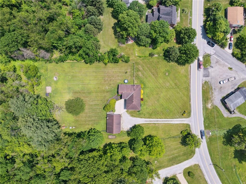 1343 Venetia Road Eighty Four, PA 15330 - Photo 27 of 27 an aerial view of residential house with outdoor space and trees all around