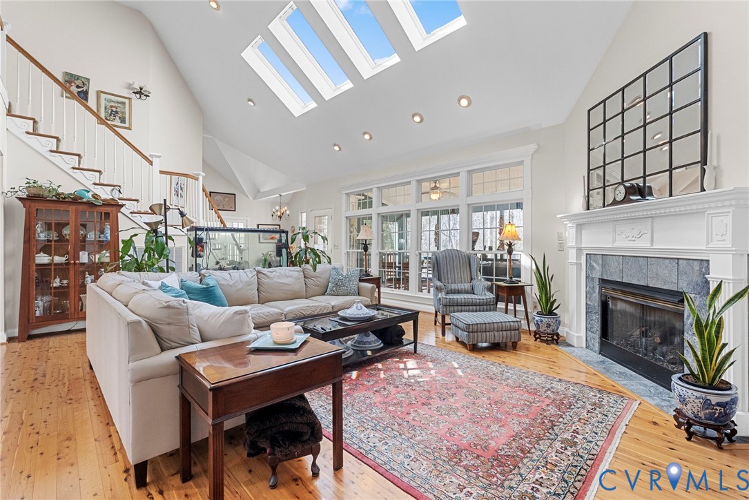 13300 Old Telegraph Road Providence Forge, VA 23140 - Photo 3 of 46 a living room with furniture and a fireplace