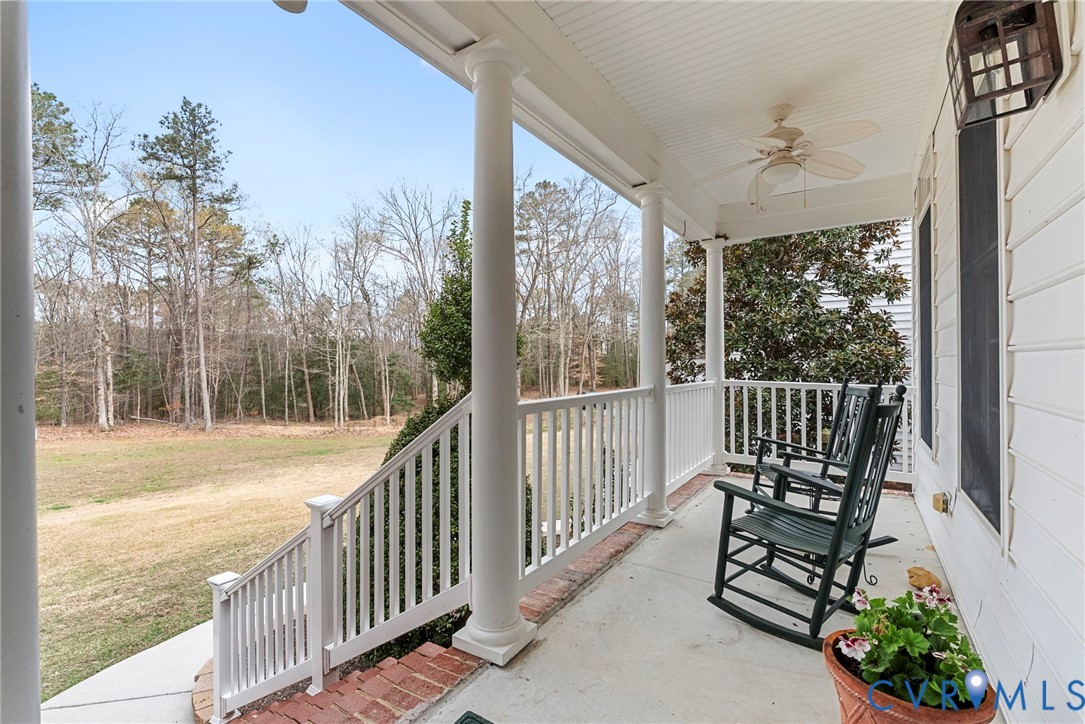 13300 Old Telegraph Road Providence Forge, VA 23140 - Photo 37 of 46 a view of a balcony with outdoor space
