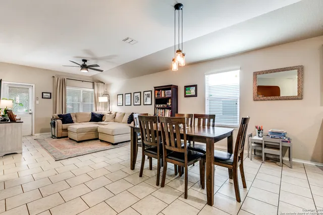 a view of a livingroom with furniture and window