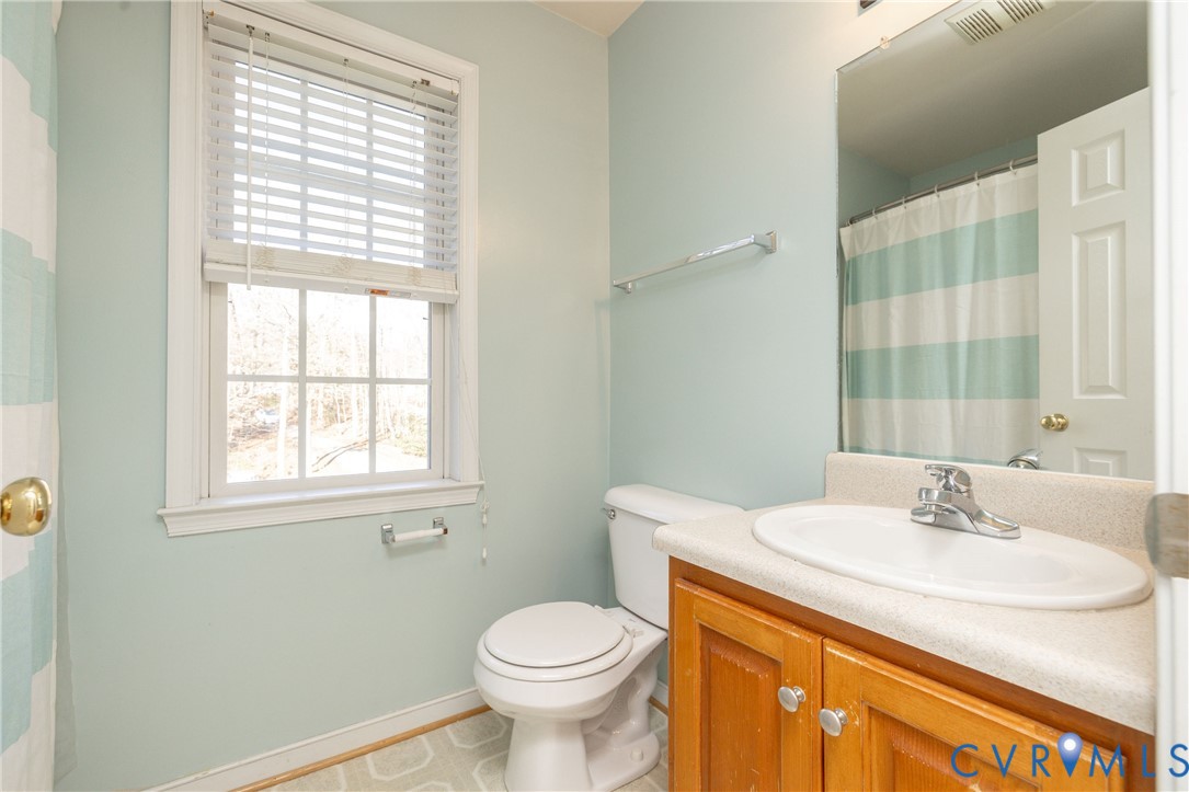 15619 Devlin Drive Chesterfield, VA 23838 - Photo 31 of 46 a bathroom with a sink toilet and window